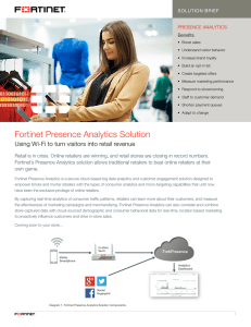 Fortinet Presence Analytics Solution