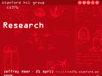 Research - Stanford HCI Group