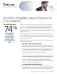 BUILDING A POWERFUL MARKETING PLAN ON A TIGHT BUDGET