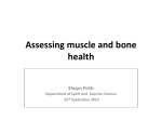 Assessing muscle and bone health