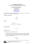 Normality and Independence Testing