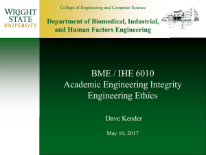 Engineering Ethics - College of Engineering and Computer Science
