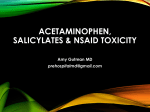 Acetaminophen and Salicylates Toxicity and Management