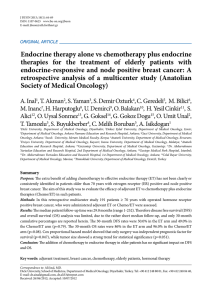 Endocrine therapy alone vs chemotherapy plus endocrine