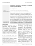 Study of the distribution of autotrophic CO2 fixation