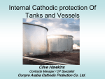 Internal Cathodic protection Of Tanks and Vessels