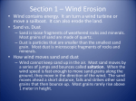 Chapter 18 – Erosion by Wind and Waves