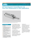 DMT152 Dewpoint Transmitter for Low Dew Point Measurement in