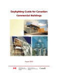 Daylighting Guide for Canadian Commercial Buildings