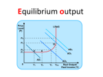 Equilibrium output