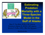 Estimating Predation Mortality with a Three