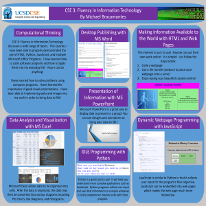 CSE 3 Poster