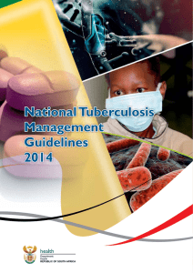 National Tuberculosis Management Guidelines 2014