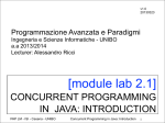 module-lab-2.1 - Concurrent Programming in Java