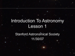 Intro To Astronomy