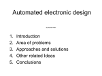 Automated electronic design