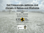 Hail Frequencies and Patterns In Kansas and Oklahoma
