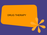 Drug therapy - Beauchamp Psychology