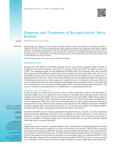 Diagnosis and Treatment of Bicuspid Aortic Valve Disease
