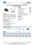 VOM617A Low Input Current, Phototransistor Output, SOP