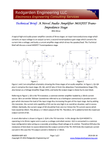 A Novel Audio Amplifier MOSFET Trans