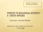 Chapter4 - Threats to biological diversity III