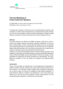 Thermal Modeling of Power-electronic Systems