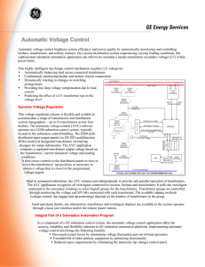 Automatic Voltage Control
