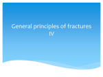 General principles of fractures IV