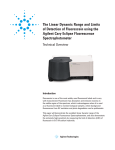 The Linear Dynamic Range and Limits of Detection of