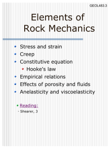 Elements of Rock Mechanics
