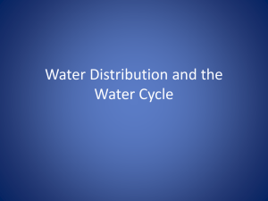 Water and the Water Cycle - Ms. Dawkins