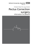 Pectus Correction surgery - Oxford University Hospitals