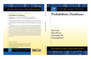 Probabilistic Databases - Knowledge and Database Systems