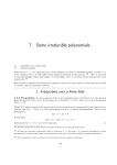 07 some irreducible polynomials
