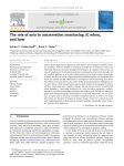 The role of ants in conservation monitoring: If, when