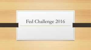 Fed Challenge 2016