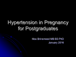 Questions and Answers about Hypertension in Pregnancy
