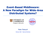 Cabernet - Event-based Middleware