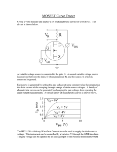 MOSFET Curve Tracer