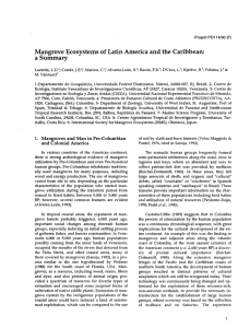 Mangrove Ecosystems of Latin America and the Caribbean: a