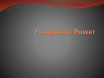 Energy and Power