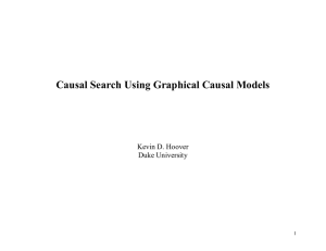 Causal Search Using Graphical Causal Models
