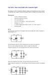 Tap 128- 2: How many bulbs will a capacitor light