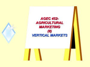 Agric Marketing Intro.