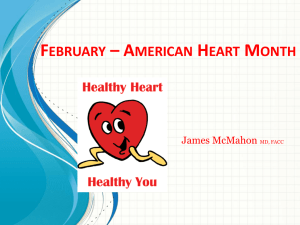 Heart Health (Mrs. McMahon)