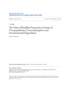 The Value of Buddhist Responses to Issues of Overpopulation