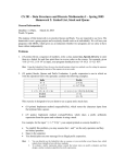 CS 201 - Data Structures and Discrete Mathematics I – Spring 2004