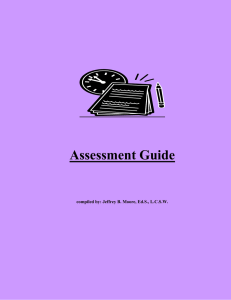 There are many reasons for an assessment for your - SPED