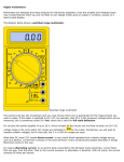 Digital multimeters